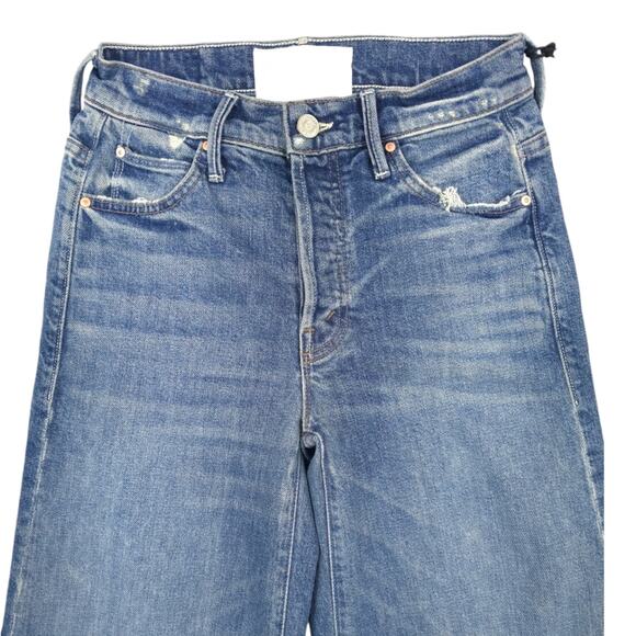MOTHER Classic Denim Wide Leg Jeans - Picture 4 of 12